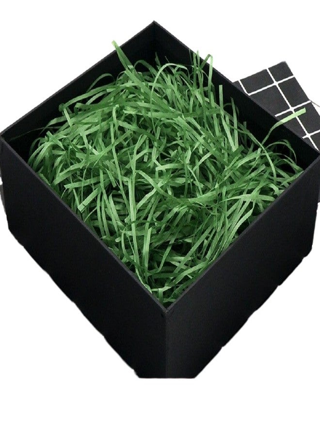 Ankelesz Easter Crinkle Cut Paper Shred for Packing Filler Gift Wrap Basket Filler Colored Paper (Dark green) - Image 3